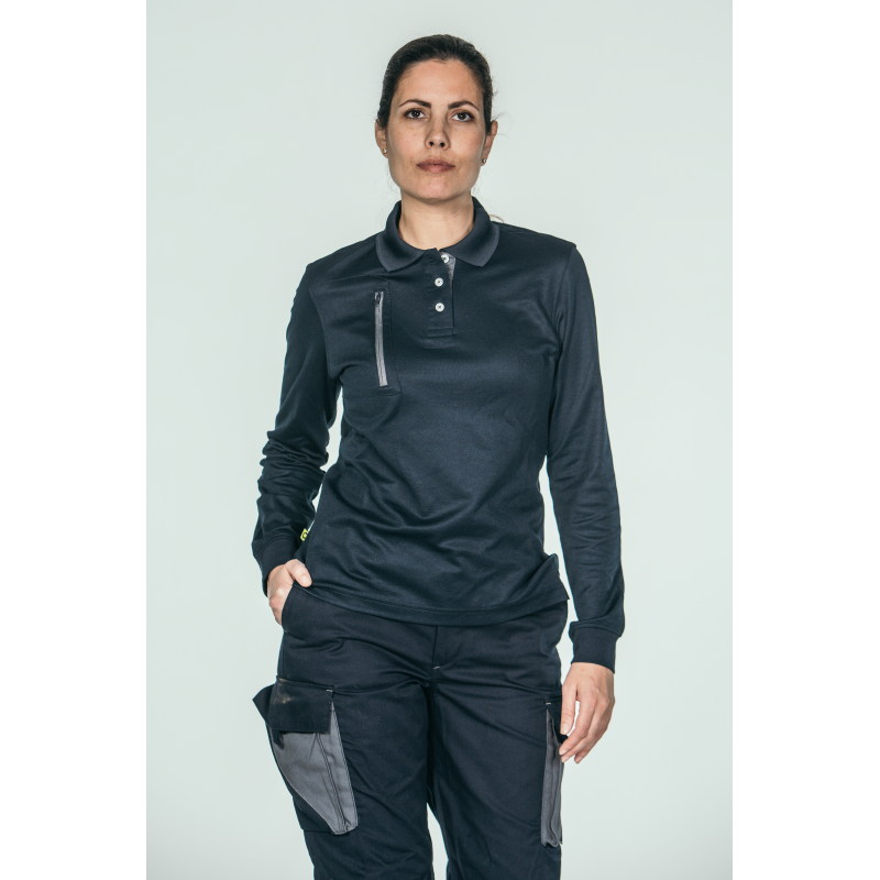 Polo laboral MUJER COOLWORK SPOTLIGHT manga larga