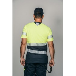 Camiseta alta visibilidad HOMBRE KINGSMANN STARLIGHT manga corta, Azul Marino... 3