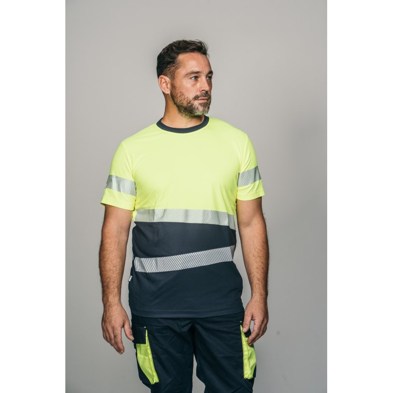 Camiseta alta visibilidad HOMBRE KINGSMANN STARLIGHT manga corta, Azul Marino...