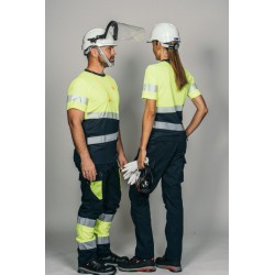 Camiseta alta visibilidad MUJER KINGSMANN STARLIGHT manga corta, Azul Marino... 6