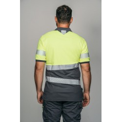 Polo alta visibilidad HOMBRE KINGSMANN STARLIGHT manga corta 100% Poliéster,... 3