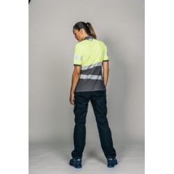 Polo alta visibilidad MUJER KINGSMANN STARLIGHT manga corta 100% Poliéster,... 5