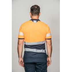 Polo alta visibilidad HOMBRE KINGSMANN STARLIGHT manga corta 100% Poliéster,... 3