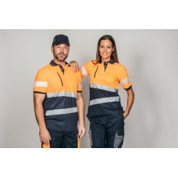 Polo alta visibilidad HOMBRE KINGSMANN STARLIGHT manga corta 100% Poliéster,... 7