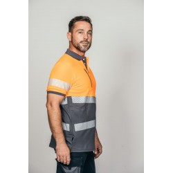 Polo alta visibilidad HOMBRE KINGSMANN STARLIGHT manga corta 100% Poliéster,... 4