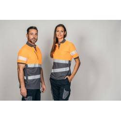 Polo alta visibilidad HOMBRE KINGSMANN STARLIGHT manga corta 100% Poliéster,... 6