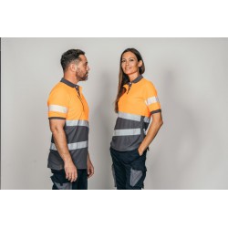 Polo alta visibilidad HOMBRE KINGSMANN STARLIGHT manga corta 100% Poliéster,... 7