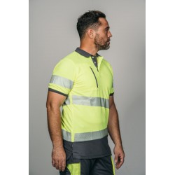 Polo alta visibilidad HOMBRE KINGSMANN STARLIGHT manga corta 100% Poliéster,... 6