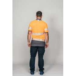 Polo alta visibilidad HOMBRE KINGSMANN STARLIGHT manga corta 100% Poliéster,... 5