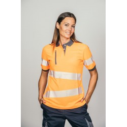 Polo alta visibilidad MUJER KINGSMANN STARLIGHT manga corta 100% Poliéster,... 5