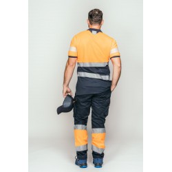 Polo alta visibilidad HOMBRE KINGSMANN STARLIGHT manga corta 65/35, Azul... 4