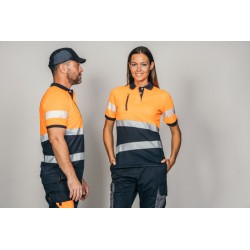 Polo alta visibilidad HOMBRE KINGSMANN STARLIGHT manga corta 65/35, Azul... 7