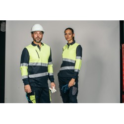 Polo alta visibilidad HOMBRE KINGSMANN STARLIGHT manga larga 100% Poliéster,... 6