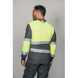 Polo alta visibilidad HOMBRE KINGSMANN STARLIGHT manga larga 100% Poliéster,... 3