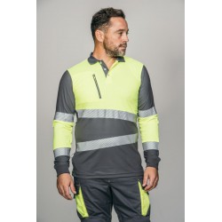 Polo alta visibilidad HOMBRE KINGSMANN STARLIGHT manga larga 100% Poliéster,... 4
