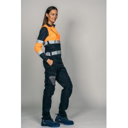 Polo alta visibilidad MUJER KINGSMANN STARLIGHT manga larga 100% Poliéster,... 5