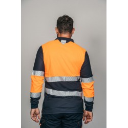 Polo alta visibilidad HOMBRE KINGSMANN STARLIGHT manga larga 65/35, Azul... 5