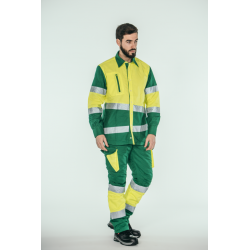 Camisa alta visibilidad HOMBRE KINGSMANN STARLIGHT manga larga, Verde con... 2