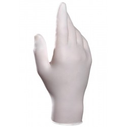 Caja de 100 guantes de nitrilo blanco SOLO 987, certificación virus 1