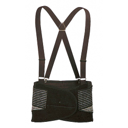 Cinturón antilumbago elástico con velcro y tirantes PPWS-200 1