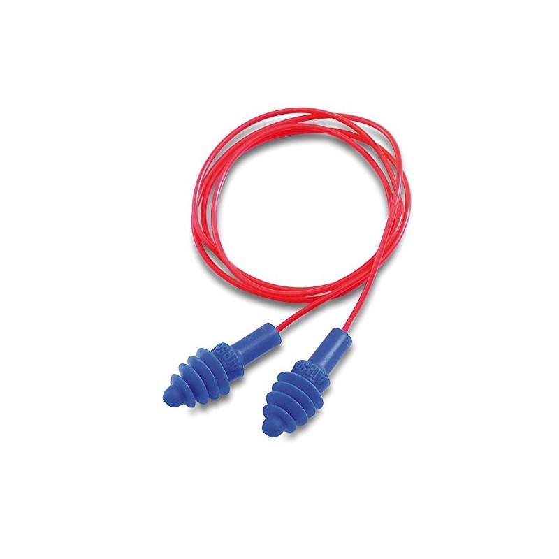 Par de tapones auditivos HONEYWELL reuilizable Airsoft SNR 30 cordon PVC 1030612