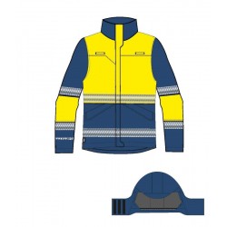 Parka Multirriesgo Alta Visibilidad MUJER KINGSMANN FIRELIGHT bicolor​...