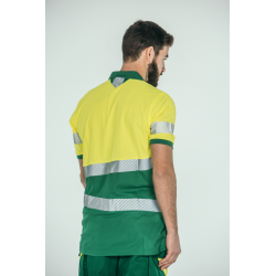 Polo alta visibilidad HOMBRE KINGSMANN STARLIGHT manga corta 100% Poliéster,... 3
