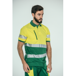 Polo alta visibilidad HOMBRE KINGSMANN STARLIGHT manga corta 100% Poliéster,... 4