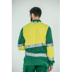 Polo alta visibilidad HOMBRE KINGSMANN STARLIGHT manga larga 100% Poliéster,... 2