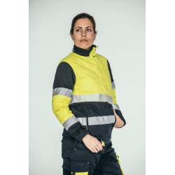 Cazadora alta visibilidad MUJER KINGSMANN STARLIGHT acolchada, Azul Marino...