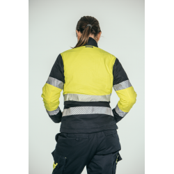 Cazadora alta visibilidad MUJER KINGSMANN STARLIGHT acolchada, Azul Marino... 2