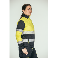 Cazadora alta visibilidad MUJER KINGSMANN STARLIGHT acolchada, Azul Marino... 3