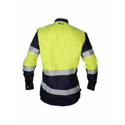 Camisa alta visibilidad HOMBRE KINGSMANN STARLIGHT manga larga, Azul Marino... 3