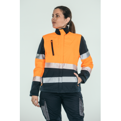 Polar Softshell alta visibilidad MUJER KINGSMANN STARLIGHT mangas...