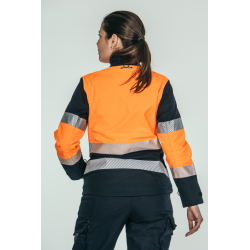 Polar Softshell alta visibilidad MUJER KINGSMANN STARLIGHT mangas... 2