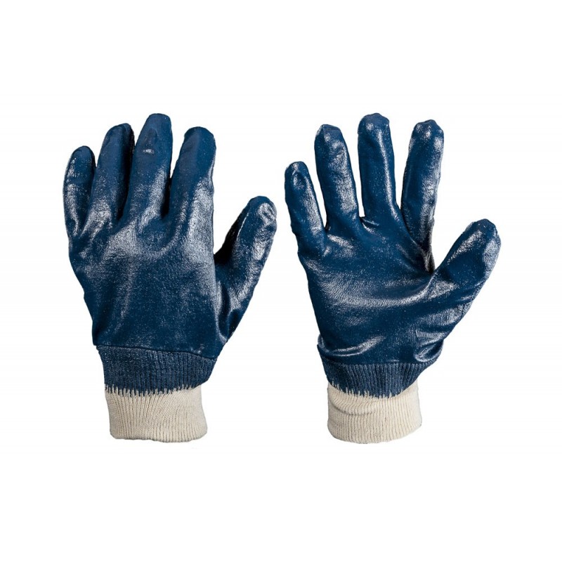 Par de guantes algodón recubrimiento completo Nitrilo PSH GN4