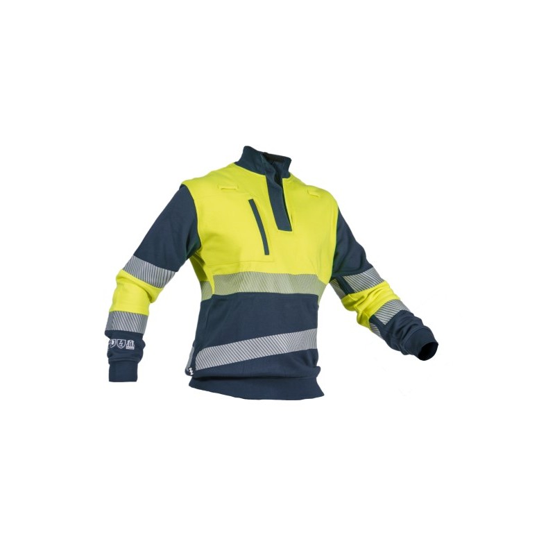 Sudadera Multirriesgo Alta Visibilidad MUJER FIRELIGHT bicolor Amarillo flúor...