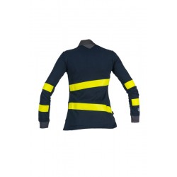 Polo Multirriesgo Alta Visibilidad MUJER FIRELIGHT combinado navy 3