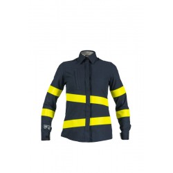 Camisa Multirriesgo Alta Visibilidad MUJER KINGSMANN FIRELIGHT combinado, Navy