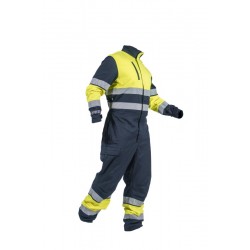 Buzo Multirriesgo KINGSMANN FIRELIGHT bicolor, Amarillo flúor navy 2