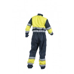 Buzo Multirriesgo KINGSMANN FIRELIGHT bicolor, Amarillo flúor navy 3