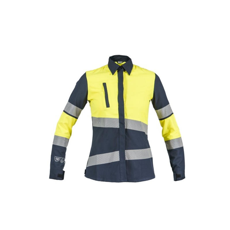 Camisa Multirriesgo Alta Visibilidad MUJER KINGSMANN FIRELIGHT bicolor,...