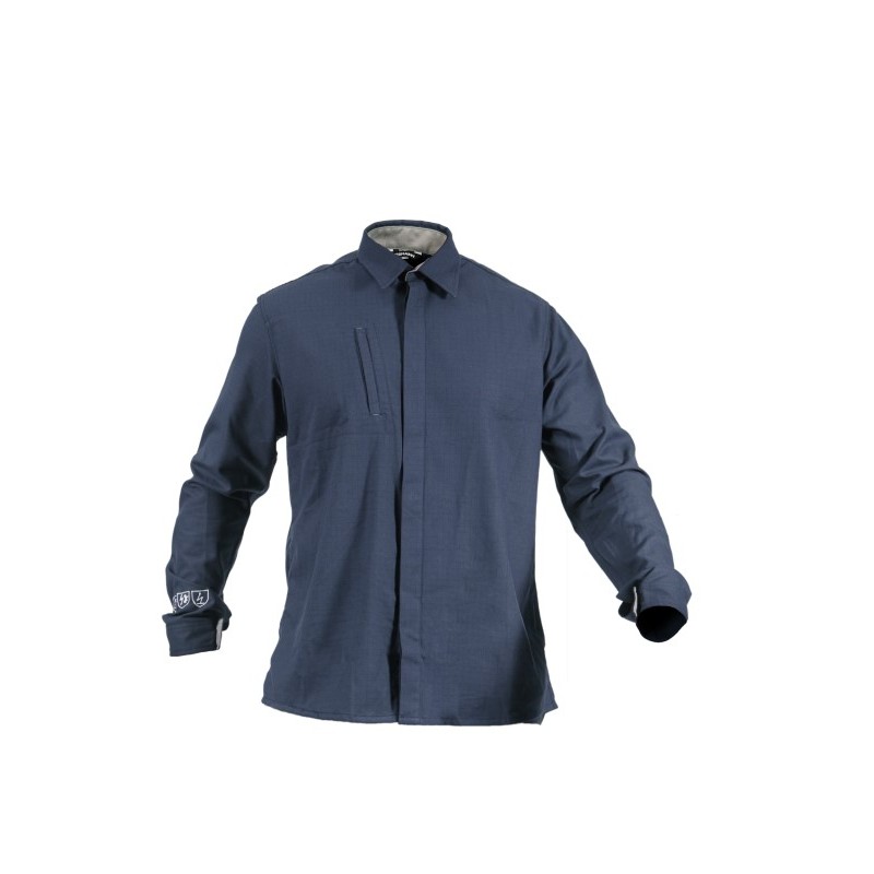 Camisa Multirriesgo HOMBRE KINGSMANN FIRELIGHT monocolor, Azul marino