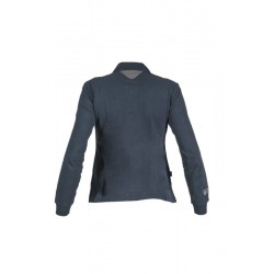 Polo Multirriesgo MUJER FIRELIGHT manga larga monocolor Azul marino 2