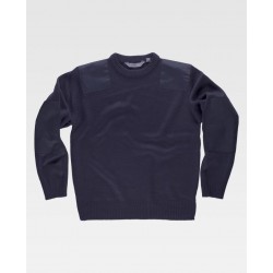 Jersey laboral Basic Cuello Redondo HOMBRE Navy ref. S5500, WORKTEAM