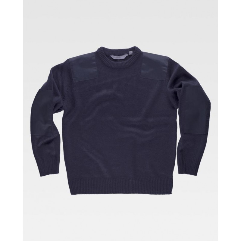 Jersey laboral Basic Cuello Redondo HOMBRE Navy ref. S5500, WORKTEAM