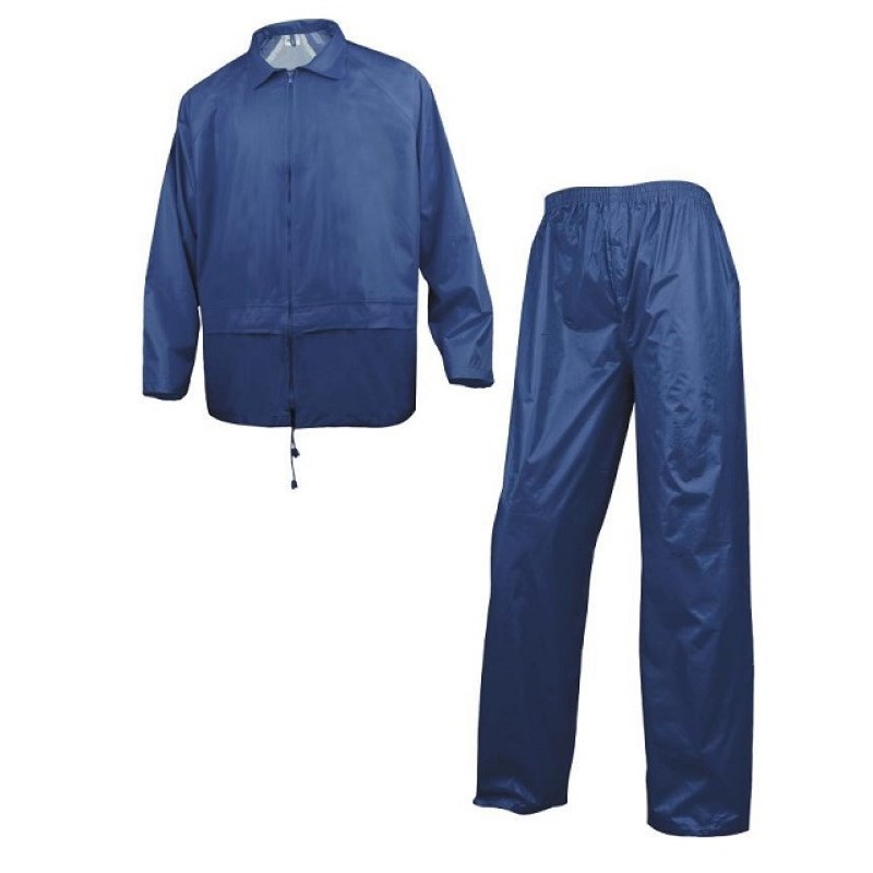 Traje de agua laboral MARINO de PVC, ref. EN400