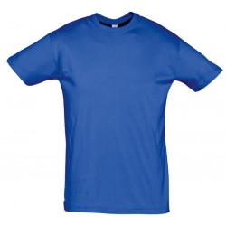 Camiseta laboral manga corta HOMBRE con cuello redondo REGENT Azulina