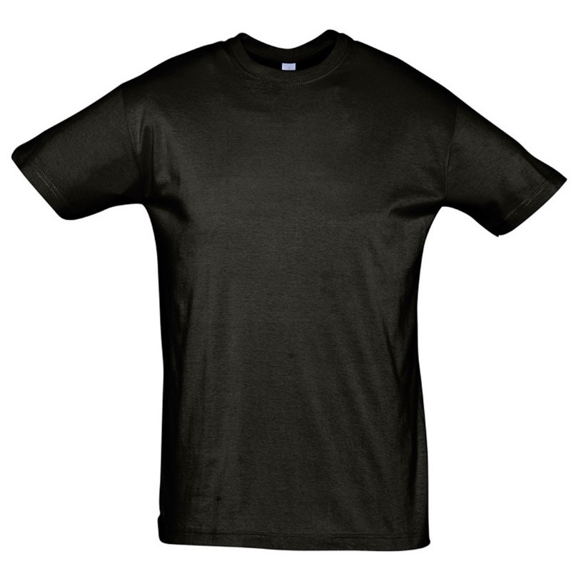Camiseta laboral manga corta HOMBRE con cuello redondo REGENT Negro, PLAZO...