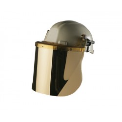 Pantalla facial dorada CENTURION S760 protección de infrarrojos y calor radiante